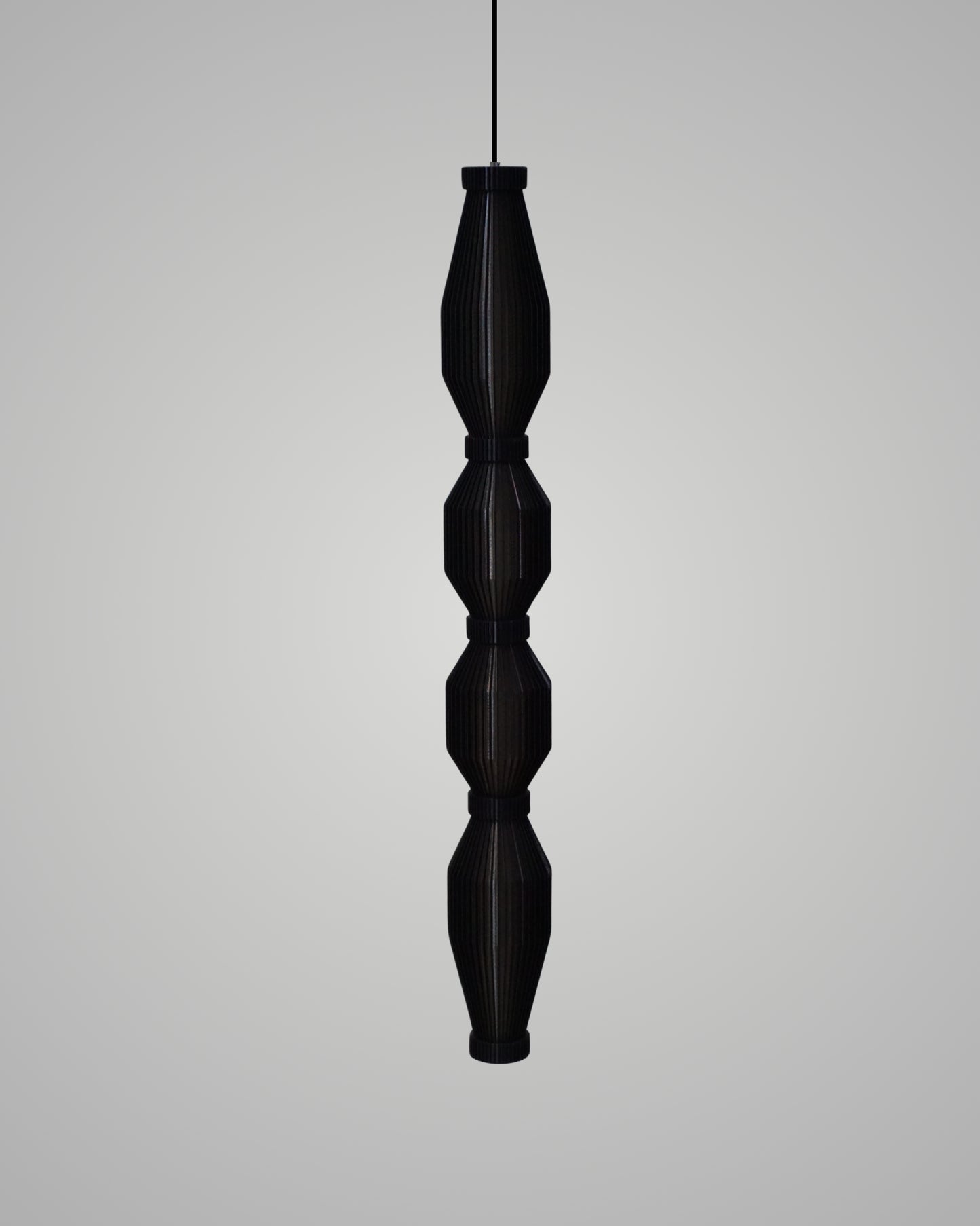 Black Linear Pendant Lamp