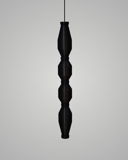 Black Linear Pendant Lamp