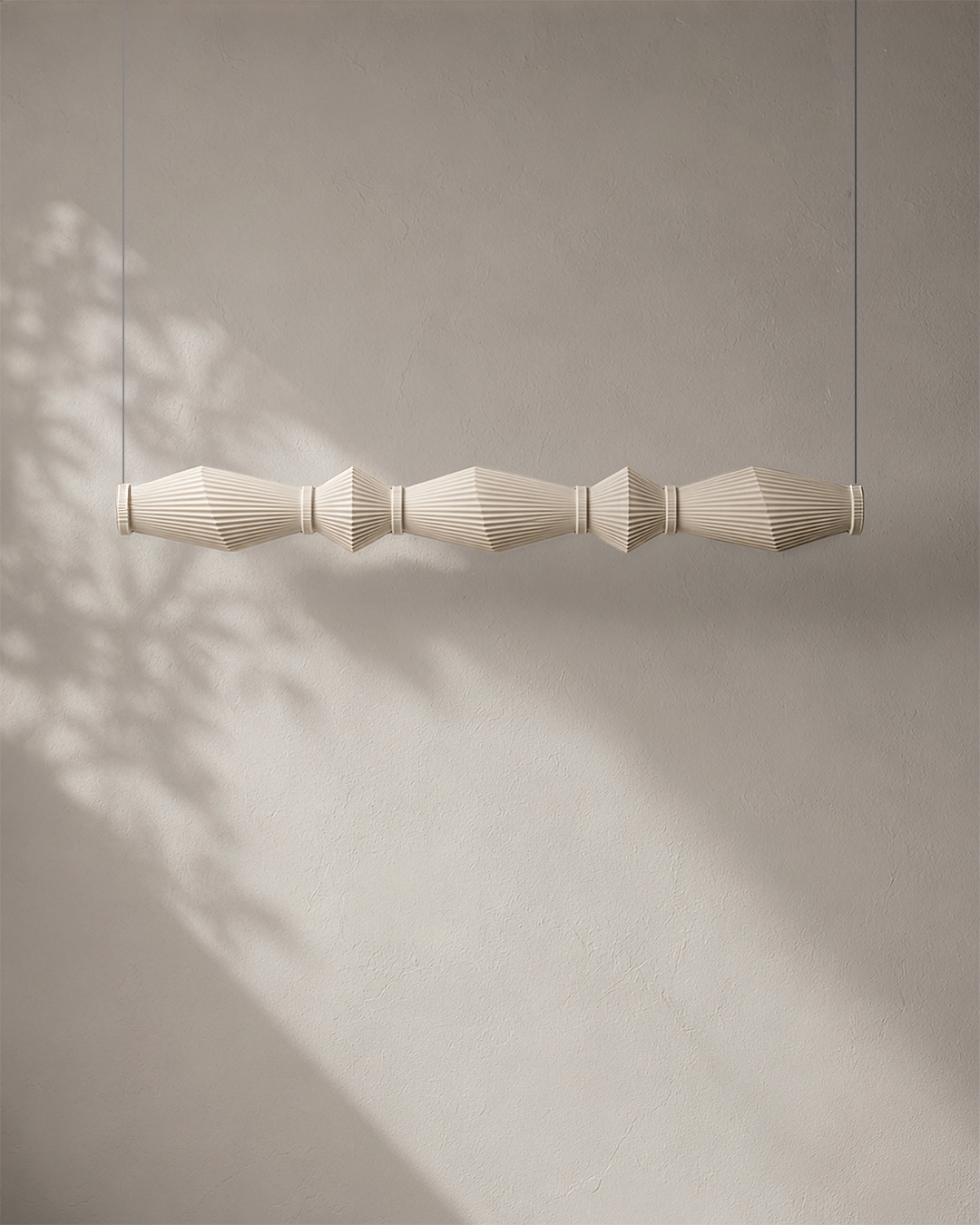 Horizontal Staggered Pendant Lamp (7 ft)